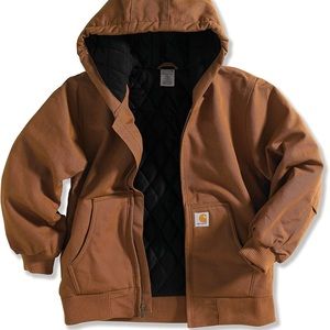 LIKE NEW! 10/12 Carhartt Kid's Duck Active Jacket - Boys M